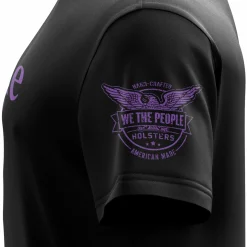 We The People Holsters Wine Makes Me Happy Short Sleeve Shirt Black Outlet