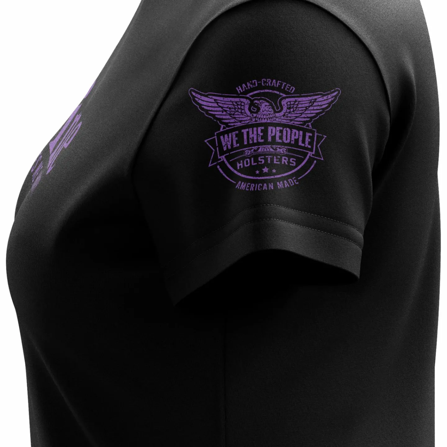 We The People Holsters Wine Makes Me Happy Women's Short Sleeve Shirt Black Hot
