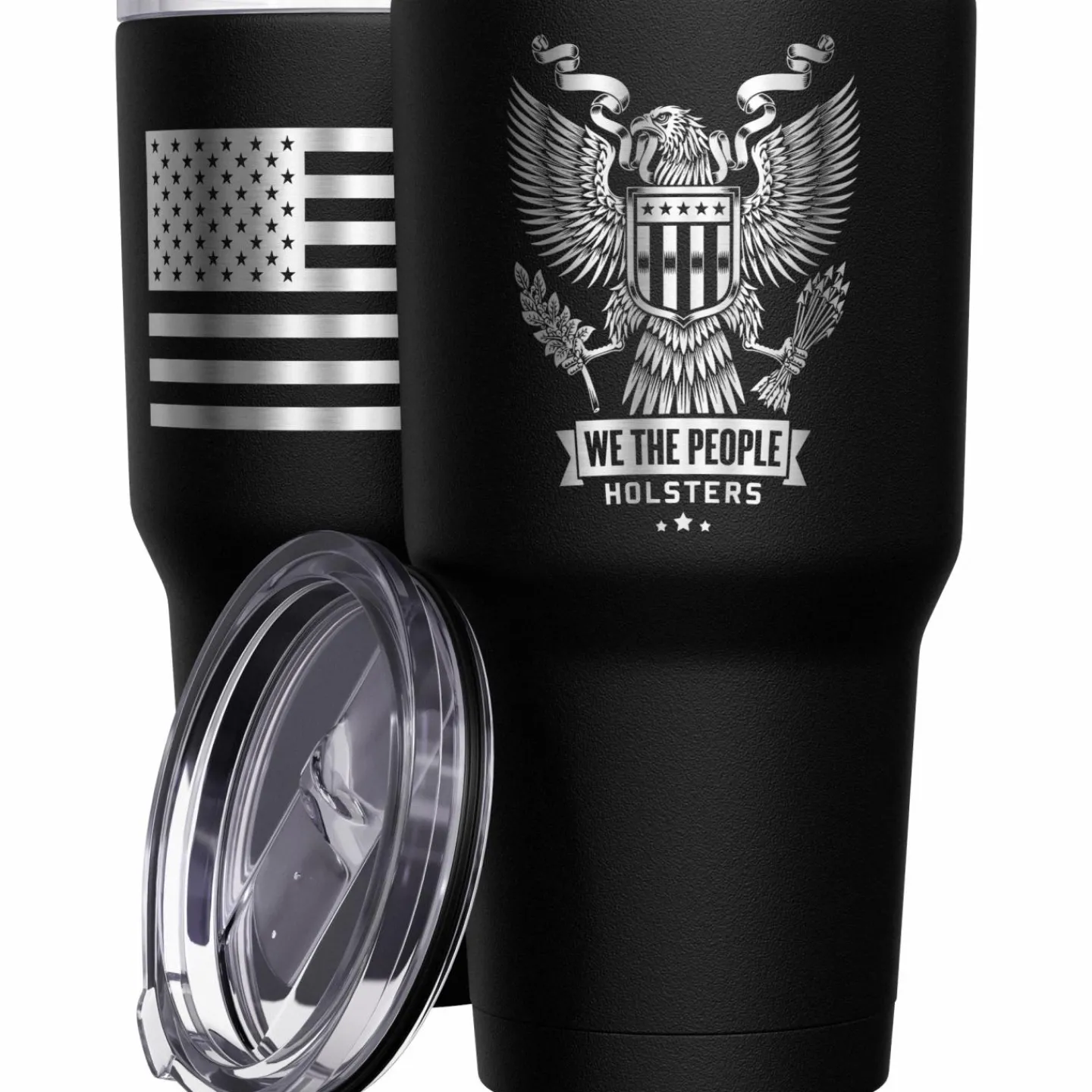 We The People Holsters WTP Heraldic Eagle + American Flag Stainless Steel Tumbler Online