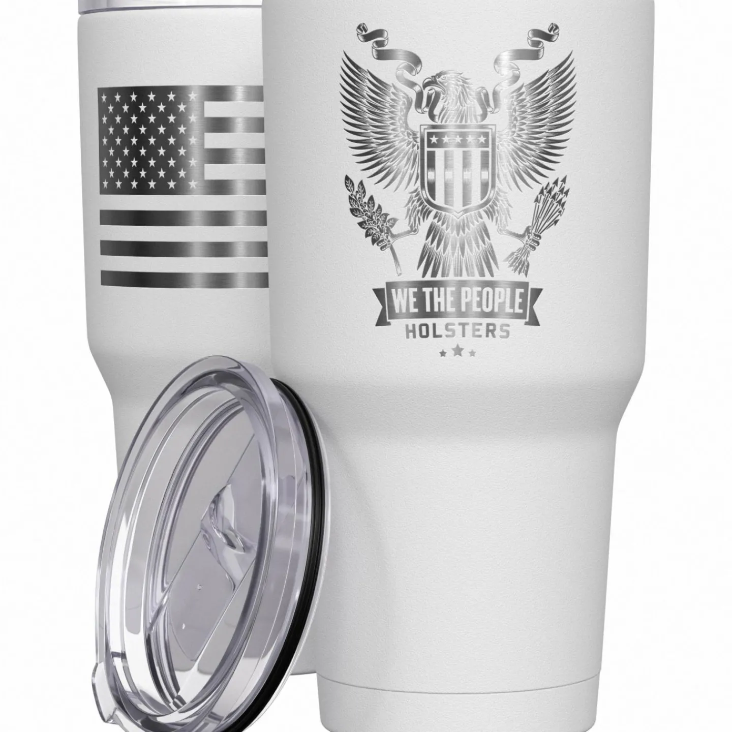 We The People Holsters WTP Heraldic Eagle + American Flag Stainless Steel Tumbler Online