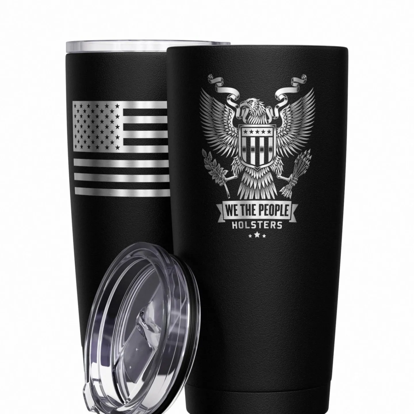 We The People Holsters WTP Heraldic Eagle + American Flag Stainless Steel Tumbler Online